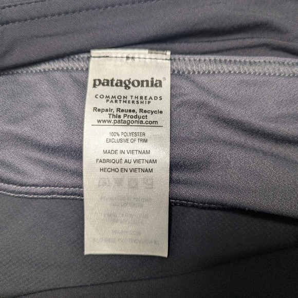 Patagonia Strider Shorts Women’s Small Black Running Active Stretch Volleyball - Picture 7 of 9